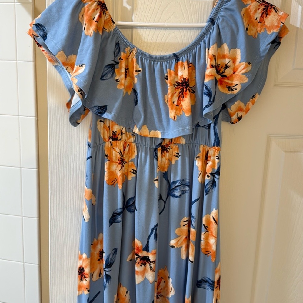 Mother bee maternity maxi dress
